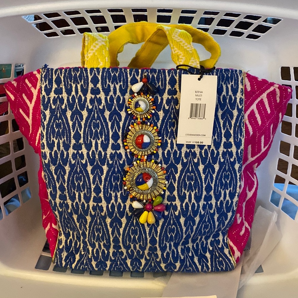 NWT Steve Madden Bzena Multi Tote